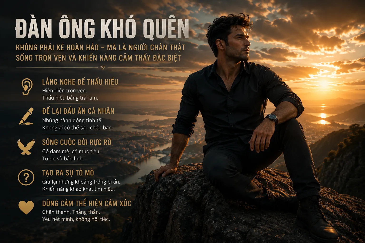 Bí Mật Thực Sự Của Sự Hấp Dẫn: Làm Sao Để Trở Thành Người Đàn Ông Khó Quên?
